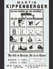 MARTIN KIPPENBERGER What God Reigns, I Can Do 33.25″ x 25.25″ Offset Lithograph