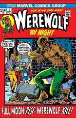 WEREWOLF BY NIGHT #1 COMIC BOOK COVER Poster print 11″x17″ free shipping