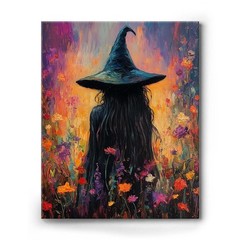 Halloween Canvas Wall Prints Horror Castle Bat Aesthetic Vintage Poster Print