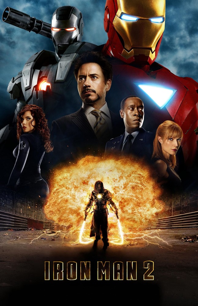 AA2216 Iron Man 2 Film By Jon Favreau 2010 Movie Poster 11×17