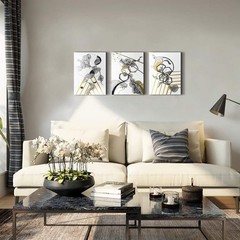 Contemporary Landscape Canvas Art for Living Room and Bathroom Aesthetics