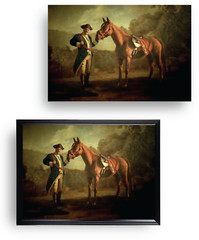 Soprano’s Tony and Pie-O-My Painting Prop Reproduction Print – Large 12″ x 18″