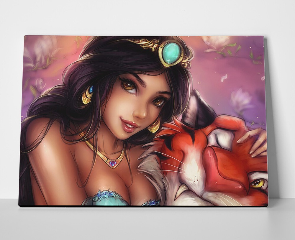Princess Jasmine Art Poster or Canvas – Disney