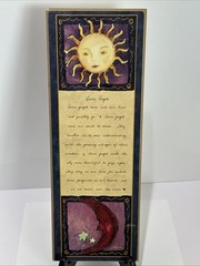 Flavia Weedn Some People 2004 Celestial Sun Moon Wall Plaque Inspirational