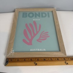 6 Travel Posters Framed Ibiza Bohemia Miami Bondi Etc Preppy Dorm Room Decor