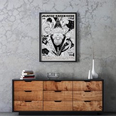 Jujutsu Kaisen Poster Sukuna Toji Gojo Geto Choso Anime Manga Wall Art Decor
