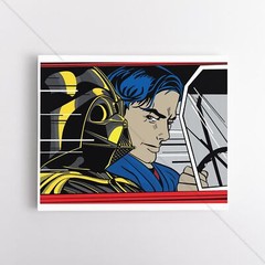 Star Wars Pop Art Poster Canvas Darth Vader Roy Lichtenstein Art Print