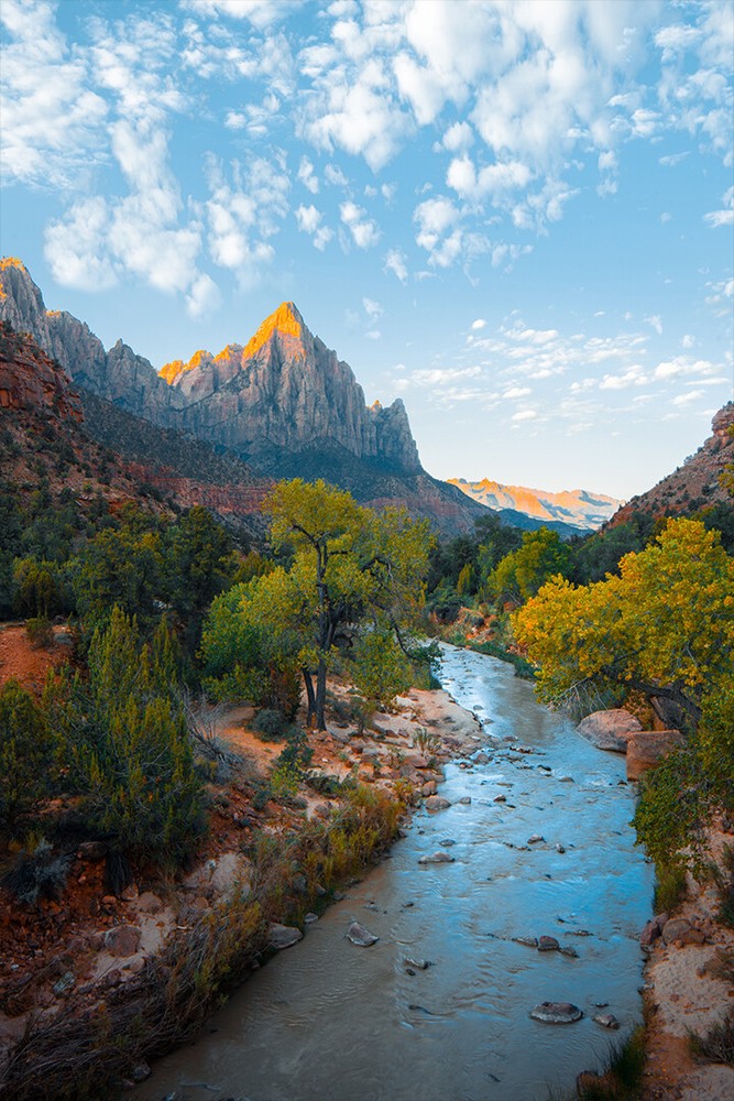 Beautiful Landscape Mountains River Art Wall Decor – POSTER 20×30