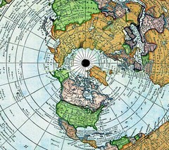 1892 Flat Earth Map – Alexander Gleason Gleason’s New Standard Map of the World