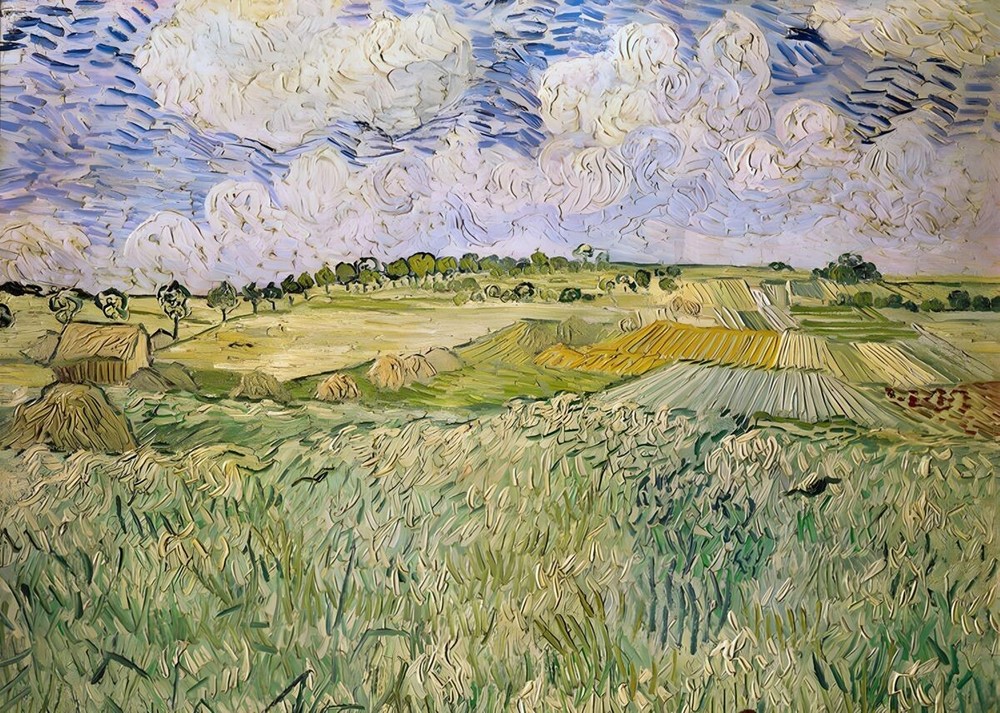 Plain of Auvers PREMIUM POSTER FILM PRINT HIGH QUALITY Thick paper