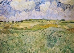 Plain of Auvers PREMIUM POSTER FILM PRINT HIGH QUALITY Thick paper