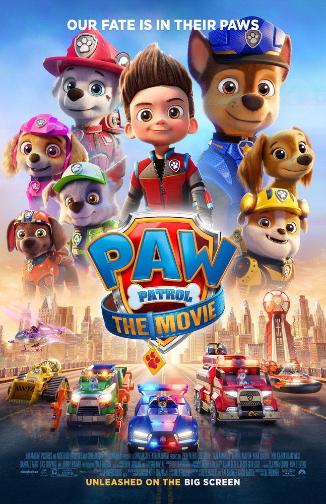 BB2800 PAW Patrol The Movie Film 2021 Movie Poster 11×17