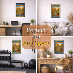 Sedona Arizona Framed Travel Poster 11×17 Vintage Retro Wall Art Gift Decor