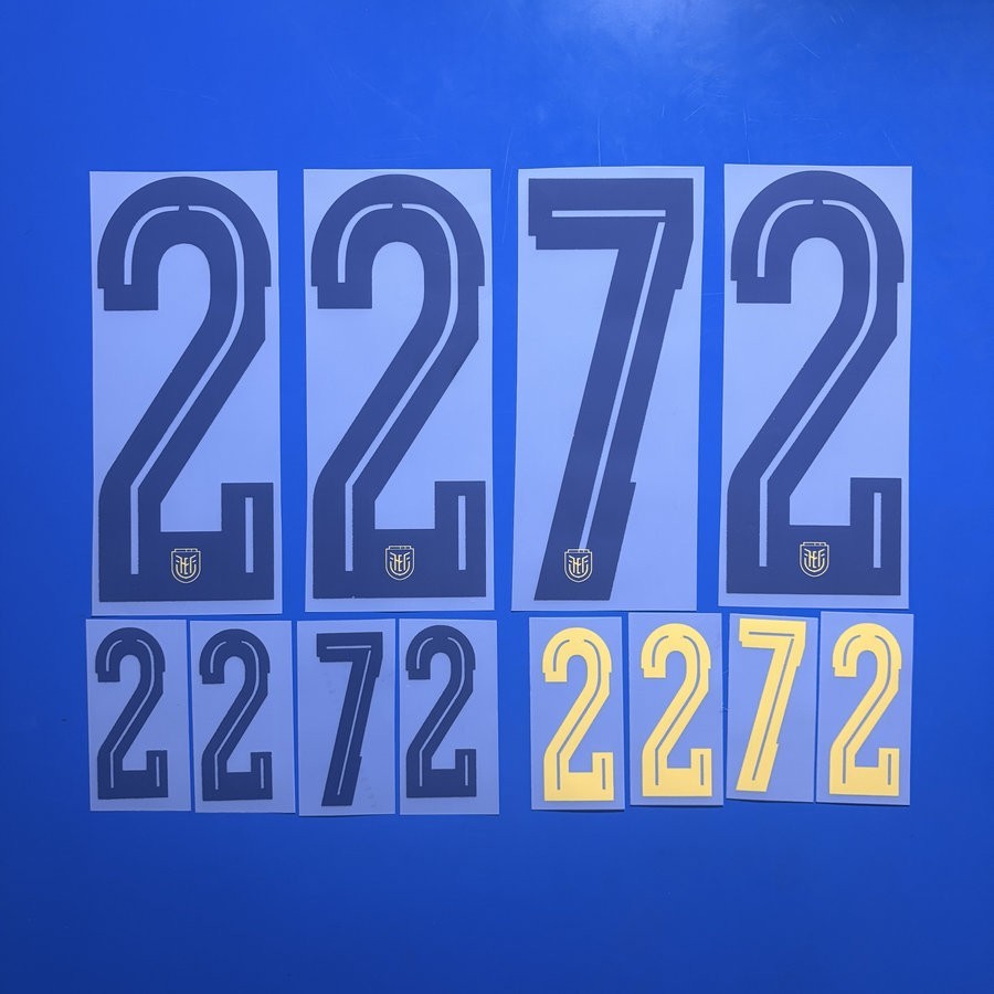 Hincapie Ecuador Enner Name Number Personalise Custom Player Size Nameset Number