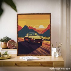 2023 Porsche 911 Car Wall Decor Men 11×14 Inches Unframed Poster Art