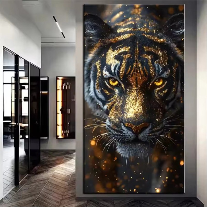 Animal Tiger Canvas Wall Art Canvas Painting Home Decor Wall Poster Wall Mural