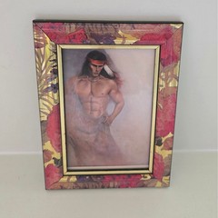 Framed Ozz Franca The Model Native American Art Print Leanin Tree