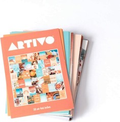 Artivo Peach Teal Aesthetic Wall Collage Kit, 50 Set 4×6 inch, Girls Bedroom