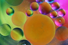 Oil Drops Abstract Scientific Art Wall – POSTER 20×30