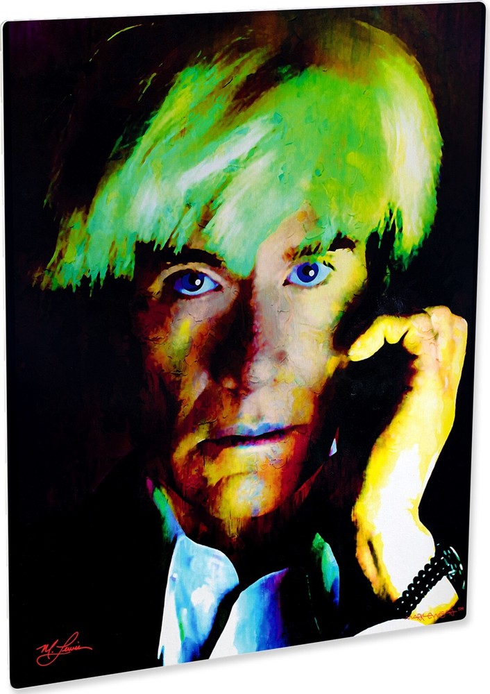 Andy Warhol Wall Art Print Signed Aluminum – Pop Wall Art Home Decor SE
