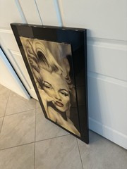 Framed Portrait Poster Vertical Black Frame Paper Glass Wood Art Print