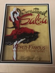 International Salsa World Famous New York City NYC Framed Wall Art Picture