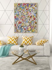 Takashi Murakami – Skulls Art Print | Mounted Canvas | Framed Canvas |Acrylic