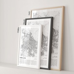 Guadalajara City Map Print, Jalisco Travel Poster, Modern Map, Wall Decor Art