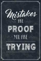 Growth Mindset Classroom Poster Motivational Chalkboard Theme Wall Art 16×24