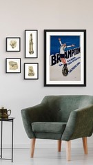 Brampton Bicycle, Original Vintage Bicycling Poster, c. late 1920s early 1930s