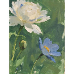White Framed Prints Canvas Poster Art Print Wall Art 16 In. X 12 In. (Set of 3)