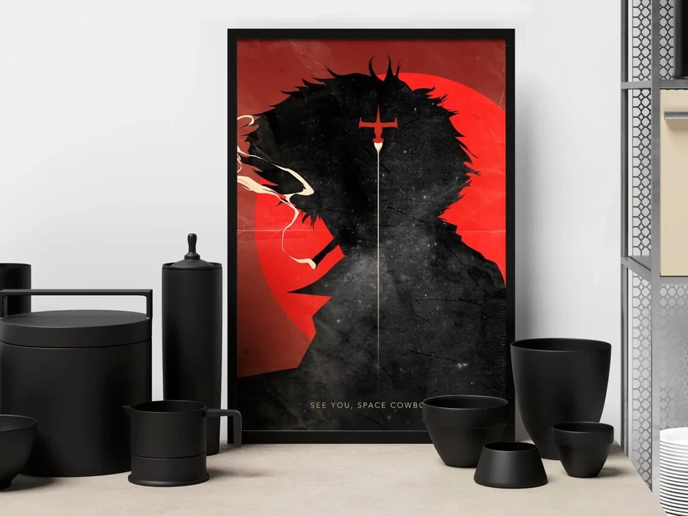 Cowboy Bebop See You Space Cowboy Poster Retro Anime Wall Art Japan Anime Print