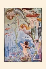 The Six Little Mermaids by H.M. Brock – Art Print