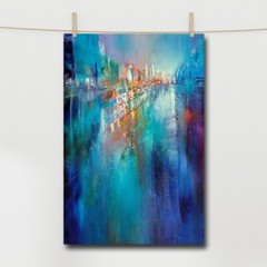 Urban Landscape Canvas Painting Wall Art Print Poster Mural Home Decor Picture