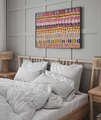 Colorful Abstract Painting Printable Modern Wall Art Poster