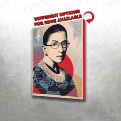 Shepard Fairey – Ruth Bader Art Print | Mounted Canvas | Framed Canvas |Acrylic
