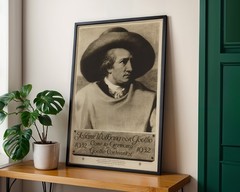 Johann Wolfgang von Goethe. Come to Germany for the Goethe Centennial Retro Trav