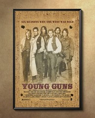 Young Guns Movie Poster 24″x36″ Borderless Glossy Unframed 8868
