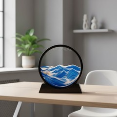 Artistic 12″ Moving Sand Picture – Captivating Ocean Decor Gift for Any Occasion