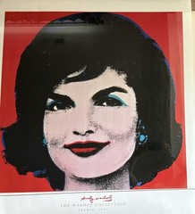 JACKIE O ~ THE ANDY WARHOL COLLECTION 1964 ~ VINTAGE ORIGINAL POSTER ~ 44 X 40