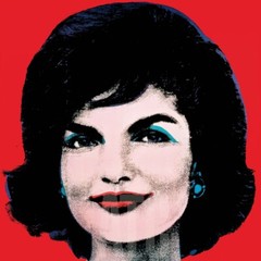 36W»x36H» JACKIE, 1964 by ANDY WARHOL, BOUVIER KENNEDY ONASSIS CHOICES of CANVAS