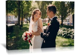 Custom Honeymoon Photo Canvas Wall Art Personalized Couple Vacation Keepsake