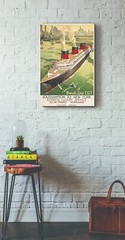 FRENCH LINE VINTAGE STYLE PRINT/POSTER QUALITY PHOTO PAPER/CANVAS T194