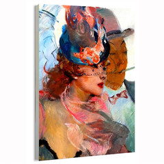 1950 The Spectators – Domergue Jean-Gabriel Poster or Canvas Wall Art Home Decor