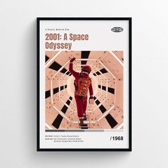 2001: A Space Odyssey Movie Poster Print, Wall Art