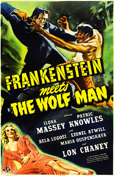 Frankenstein Meets the Wolfman – 1943 – Poster