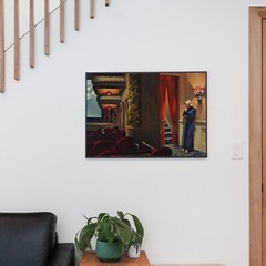 New York Movie 1939 by Edward Hopper Oil Paintings America Wall Art Poster Print