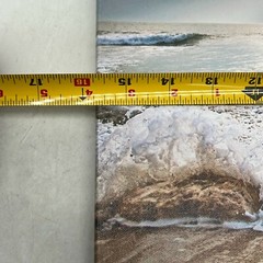 Sunshine Waves Aijuyuan Li Sea View Landscape Canvas Panting Size 12X16 Inch