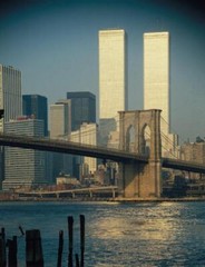WORLD TRADE CENTER BROOKLYN BRIDGE NY WTC GLOSSY POSTER PICTURE PHOTO PRINT 9392