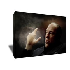 The Sopranos TONY SOPRANO Cigar Poster Photo Painting Artwork on CANVAS Wall Art